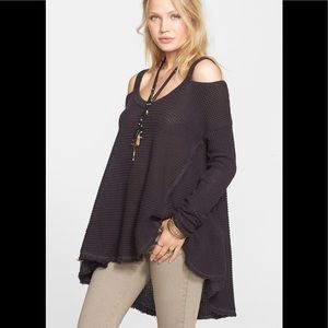 Free People cold shoulder sweater